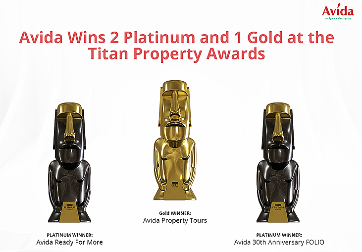 Avida Land won 2 Platinum and 1 Gold TITAN Property Awards