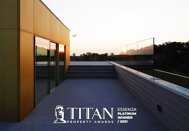 Essenza won Platinum at the Titan Property Awards